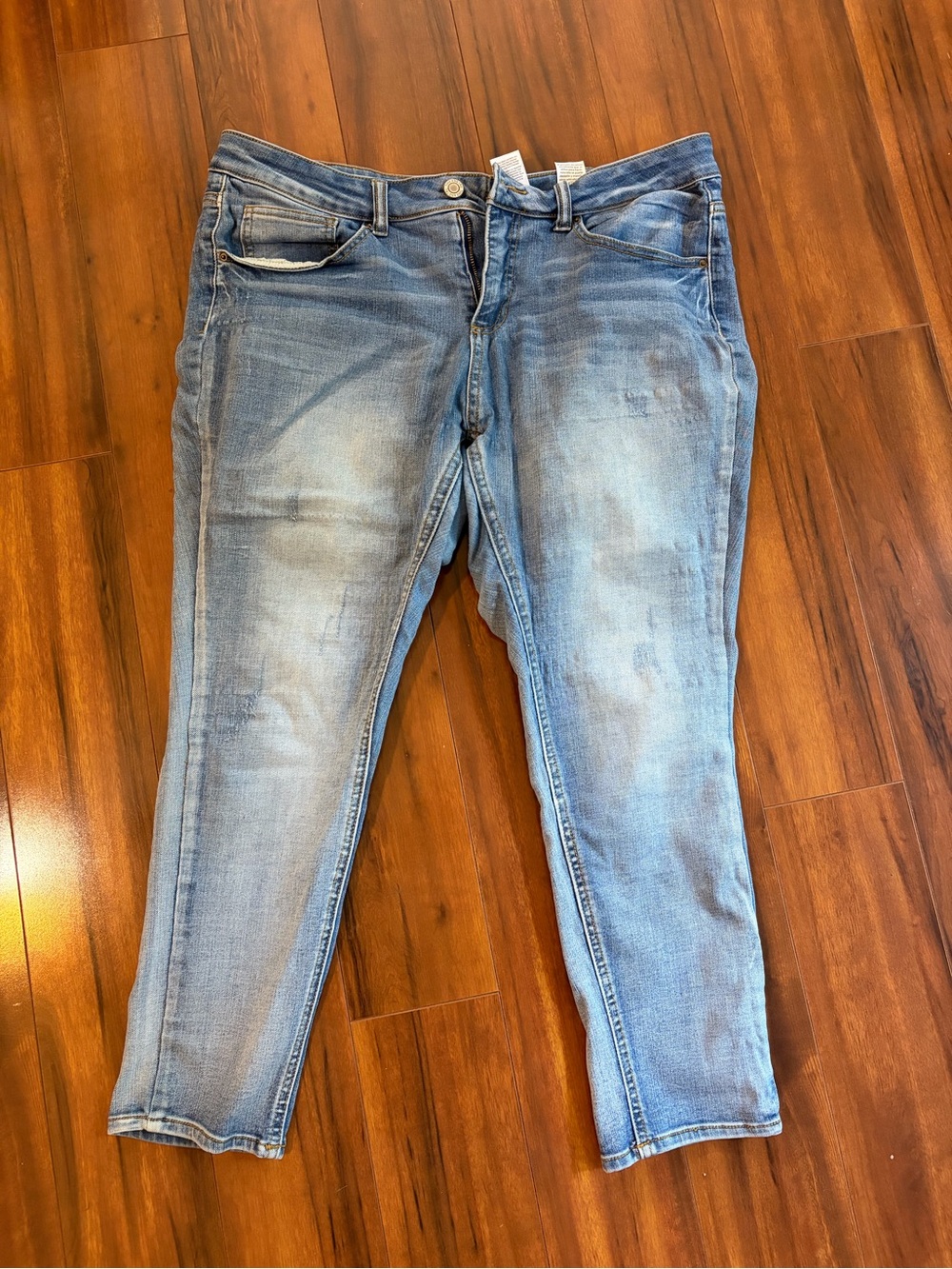Time and Tru Light Blue Skinny Jeans
